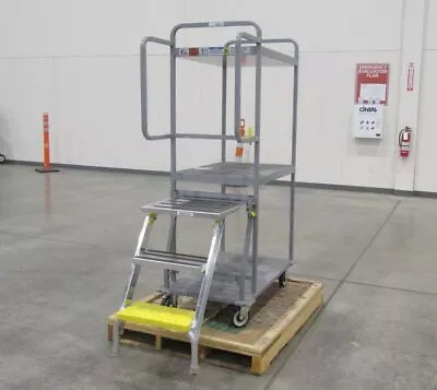 National Cart 3 -Shelf 23  W Stair Material Handling Cart 2445 • $299.99