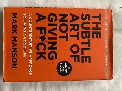 $18 • Buy The Subtle Art Of Not Giving A Fck. Like New.