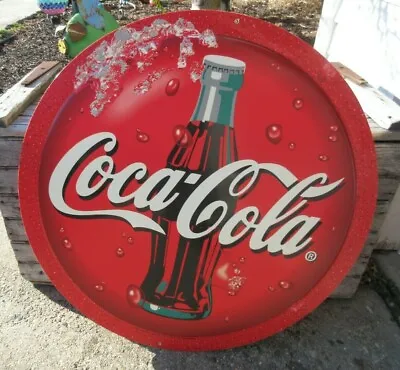  Vintage Coca Cola Large Double Sided Sign Advertisement   • $199