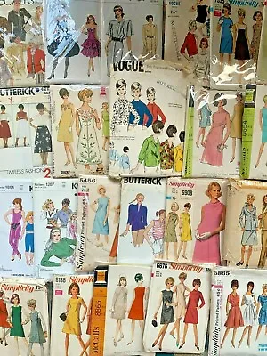 Vintage Retro/Mod Mid-Century Misses Clothing Sewing Patterns Free Shipping!! • $34.95