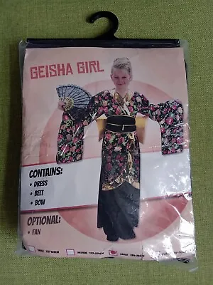 £8.99 • Buy Geisha Girl Dress-up Costume 134 To 146cm Dress Up Costume New
