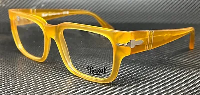 PERSOL PO3315V 204 Miele Yellow Men's 55 Mm Eyeglasses • $158.76