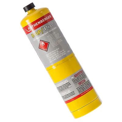 £12.89 • Buy Rothenberger MAPP MAP Pro Gas Cylinder For Jet Torch Quick Super Micro Fire 