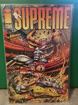 Supreme #25 (May 1994 Image Comics) Classic Stephen Platt Cover Newsstand Ed • $5