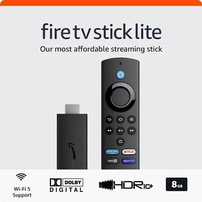 All-new Fire TV Stick Lite | Stream BINGE Kayo Sports Netflix Prime Video • $69.95