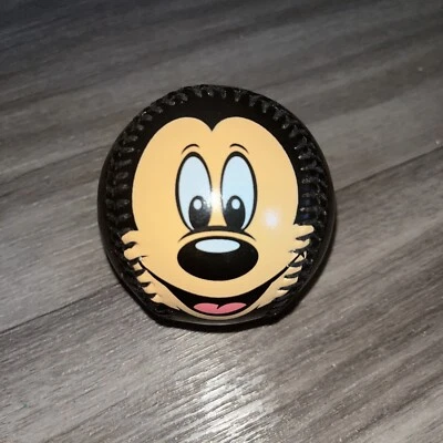 £7.50 • Buy Walt Disney World Mickey Mouse Face Black Baseball Ball Collectable VGC