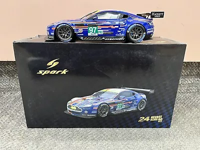 * Spark 1/18 Scale Aston Martin Vantage Gte Ar #97 Lm 2013 Diecast *st • $110