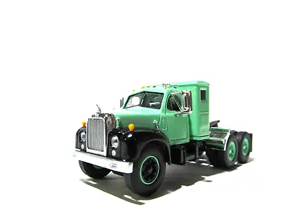 1st Gear 1/64 Scale B Model Mack Small Bunk  Black & Teal  Same Scale As Dcp • $55