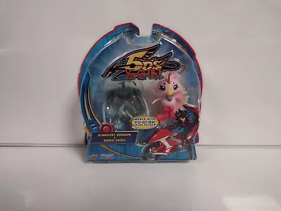 YU-GI-OH! 5DS Stardust Dragon & Sonic Chick Figures Playmates YUGIOH • £29.99