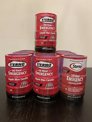 Sterno 30642 Wax 100 HR. Emergency Candles Liquid 13.6 Oz. (Pack Of  10) • $80