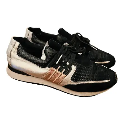 L.A.M.B. Benzo Sneakers By Gwen Stefani Black Silver & Copper Size (8.5) • $39