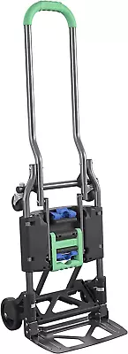 Shifter Multi-Position Folding Hand Truck And Cart Green • $100.75