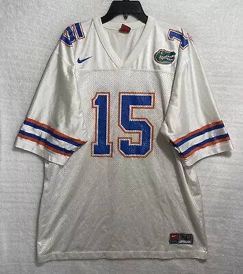 Vtg NCAA Nike Florida Gators Football Jersey Tim Tebow #15 Mens XL Pullover • $26.09