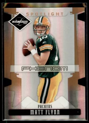 Matt Flynn 2008 Leaf Limited Bronze Spotlight RC /125 #271 Green Bay Packers • $4.10