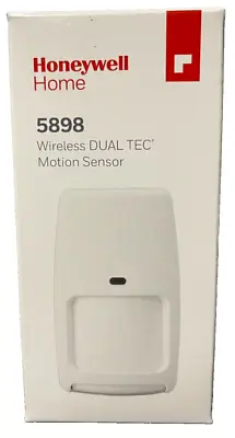 Brand New Honeywell 5898 Wireless DUAL TEC Motion Sensor 50' X 60' Max Range • $174.99