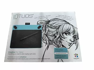 Wacom - Intuos Drawing Tablet CTL490 - Mint Blue • $6.05