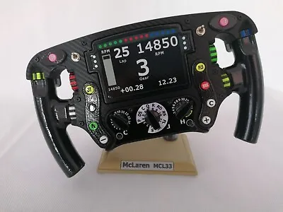 McLaren_MCL36_Lando Norris_Daniel Ricciardo F1 Steering Wheel Full Size • £250