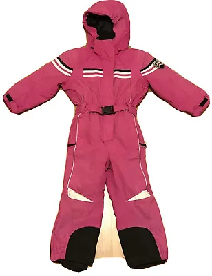 CITY MOUNTAIN PASSION SKI SUIT 98(3Y) Unisex. Pink With White/black Colour. Used • $31.13
