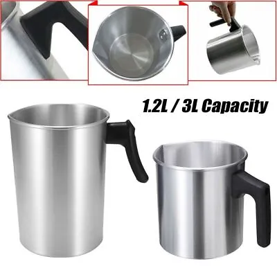Home Pouring Soap Chocolate Making Pitcher Jug Candle Melting Pot Wax Cup • £9.68