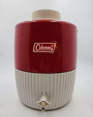 Coleman Red 2 Gallon Insulated Water Jug Picnic Camping Cooler  • $19.49