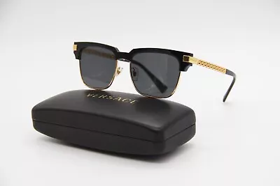 New Versace Ve4447 Gb1/87 Men New Collection Versace Mod 4447 Black Gold • $224