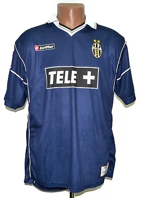 Juventus Italy 2000/2001 Third Football Shirt Jersey Lotto Size L • £107.99