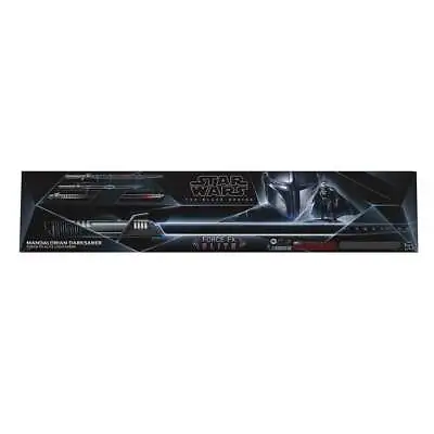 Star Wars The Black Series Mandalorian Darksaber Force FX Elite Lightsaber • $362.95