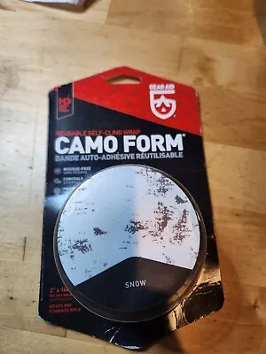 GEAR AID Camo Form Reusable Self-Cling Wrap 2  X 144  - Snow • $16.23