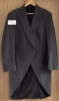 Men's Charcoal Grey Mohair  Lightweight Tailcoat - Weddings / Ascot / Formal • $55.95