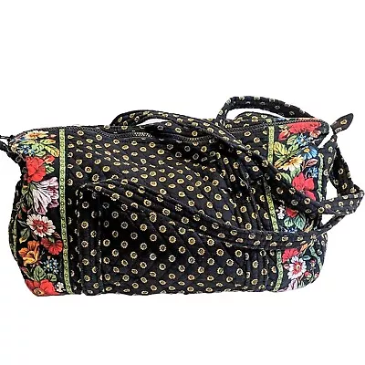Vera Bradley Duffel Bag Weekender Travel Floral Quilted  • $30