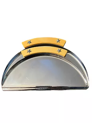 Chase Brass & Copper Co. Vintage Art Deco Bakelite & Silver Tidy Crumber Dustpan • $37.99