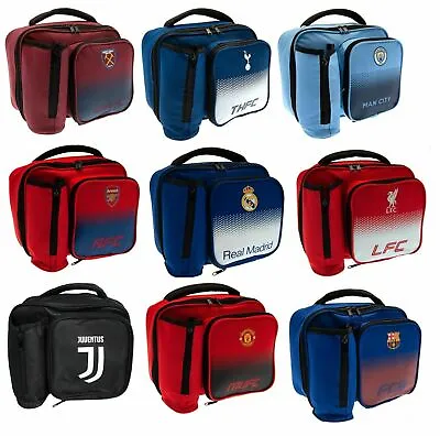£13.99 • Buy Football Fade Lunch Bag (with Bottle Holder) - School Kids Gift