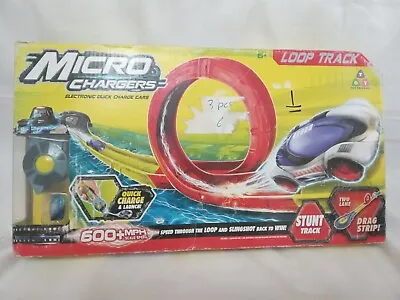 Micro Chargers Loop Track Electronic Quick Charge Cars Open Box • $45