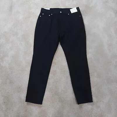 Abercrombie & Fitch Athletic Slim Jeans Men's 34x32 Black Stretch Denim New • $39.99