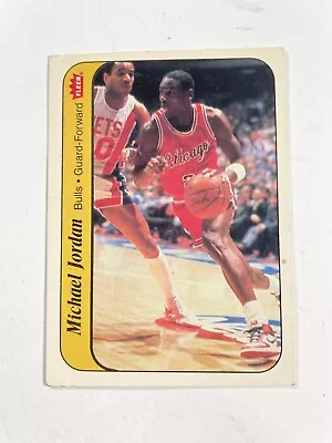 1986-87 Fleer Sticker Basketball Michael Jordan #8 See Description (BMJ07) • $495.95