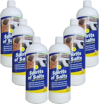 New Spirits Of Salt Unblocks Pipes Toilets & Drains - 500 Ml Limescale Remover • £8.58