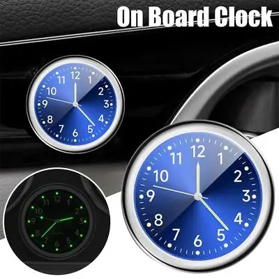 Mini Clock Luminous Car Interior Digital Quartz Watch Car Dashboard Clock  • $8.30