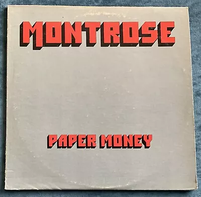 Montrose  Paper Money  Vinyl LP  Estate Sale • $5.98