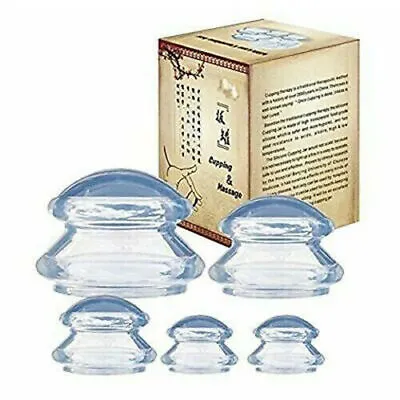 Medical Silicone Vacuum Massage Cupping Cups Therapy Anti Cellulite Suction Set  • $13.89