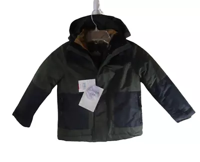 NWT Pacific Trail Boys Kids 3-in-1 Systems Interchange Jacket 4/5 Forest Olive • $34.99