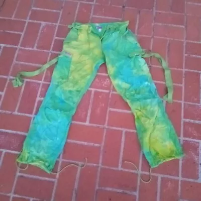 UFO Brand (blue/green) Tie-dye Dance Pants (small) Great For Dancing! • $25