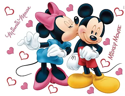 Wall & Furniture STICKER Decal Minnie Mouse 65 X 85 Cm  Kids Bedroom Decoration • £18.99