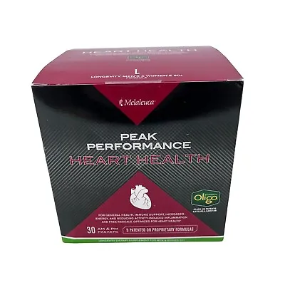 Melaleuca Mens & Womens 50+ Peak Performance Heart Health Longevity 60 Packets • $49.99