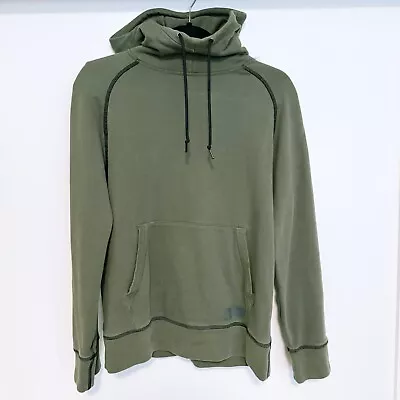 DKNY Men's Funnel Neck Hooded Pull-Over Army Green XS • $25