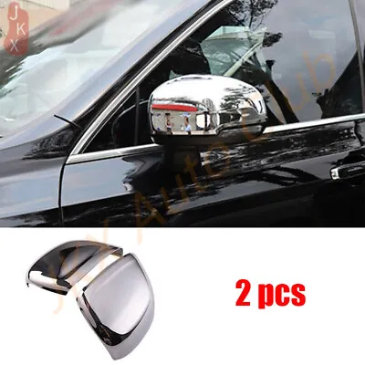 For Volvo XC90 2016-2021 Chrome ABS Exterior Rear View Mirror Cover Kit 2pcs Q • $60.94