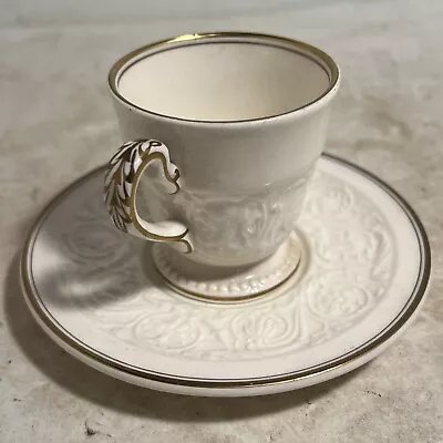 Vintage Wedgwood Patrician Ivory Demitasse Set-Espresso Cup & Saucer Etruria • $8.50