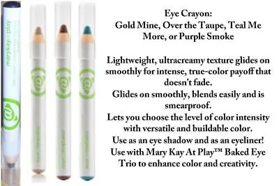 MARY KAY At Play Eye Crayon 2nd Free Shipping  U Pick Color • $11.95