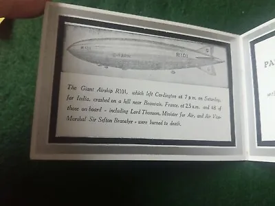 Original R101 Airship Disaster Memorial Card 1930. • $43.52