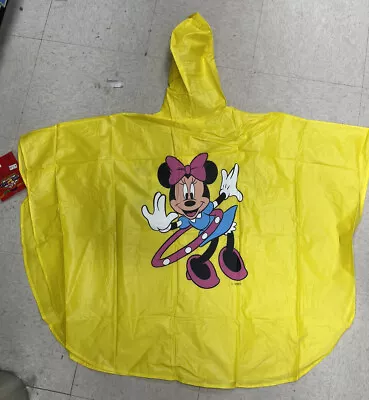 Disney Minnie Mouse Child's Poncho With Hood - New In Packaging • $16.40