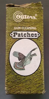 RARE Vintage OUTERS Gun Cleaning Patches Kit Full Box • $19.99